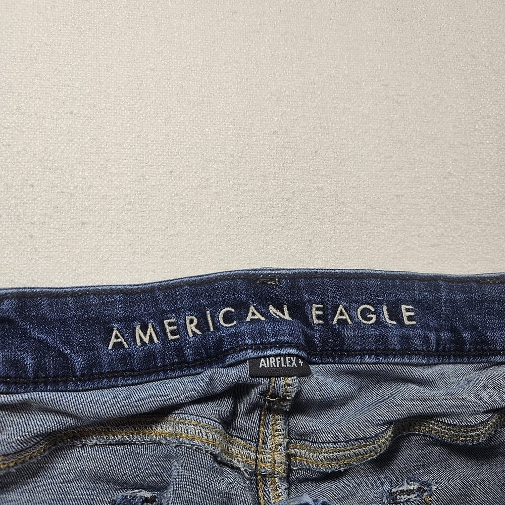 American Eagle AirFlex+ Bootcut Jeans 38x30 Blue Stretch - Picture 7 of 9